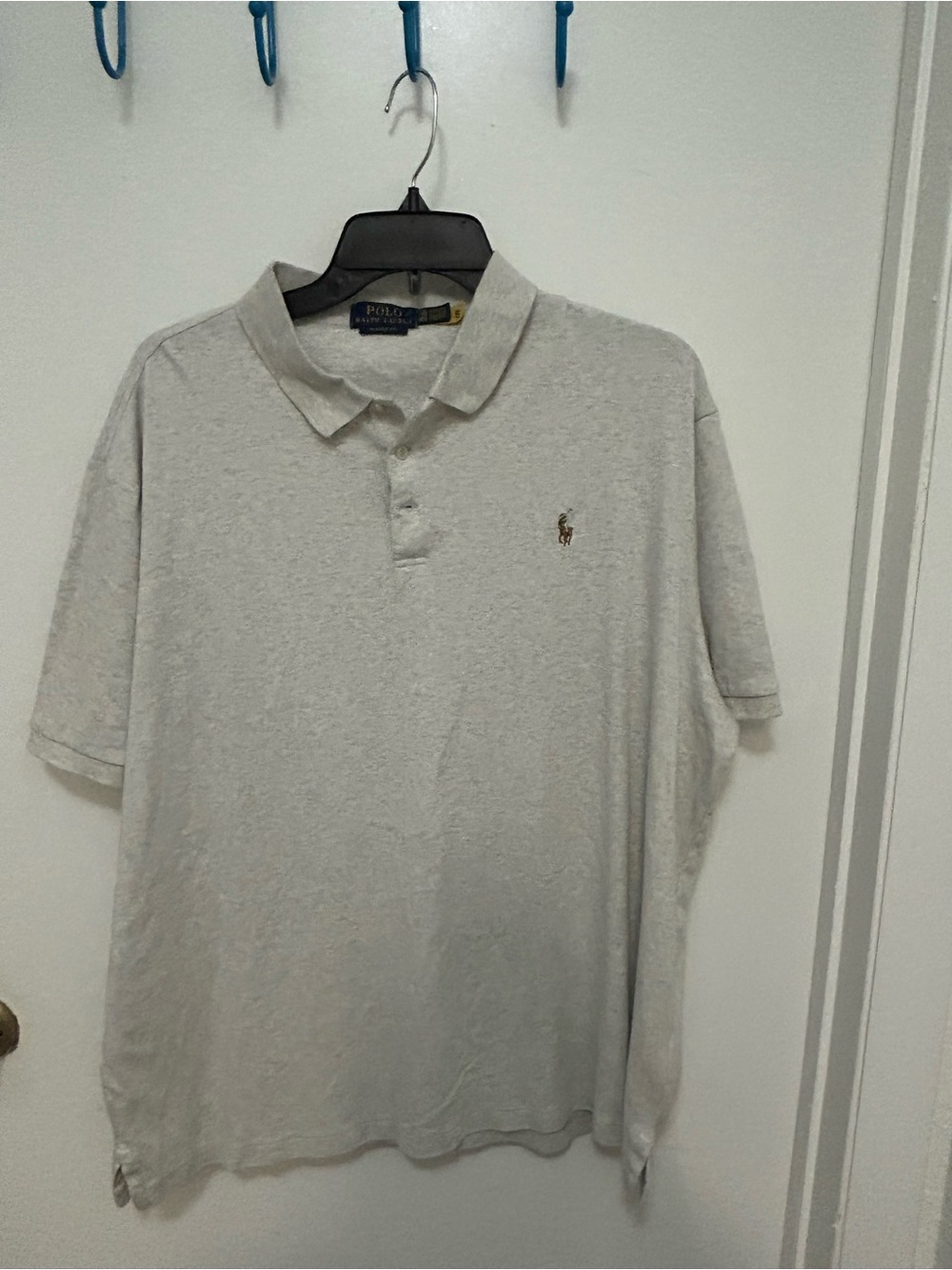 Polo by Ralph Lauren Light Gray Short-Sleeve Polo Shirt